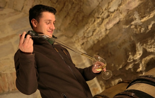 Christophe Briotet in cellars - resize
